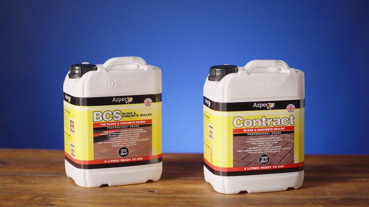 How-to seal your block paving with EASYSeal BCS and Contract