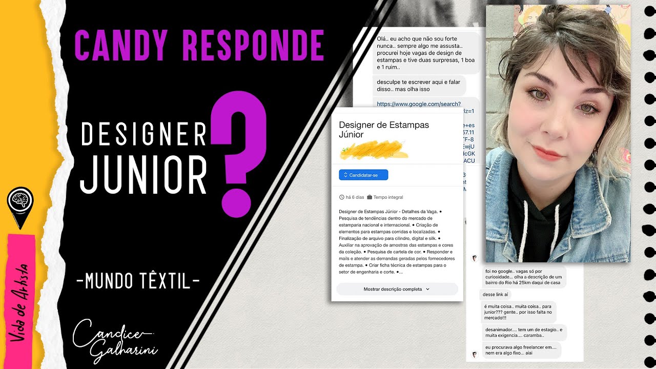 Candy Responde - Designer Junior? - Mundo Têxtil