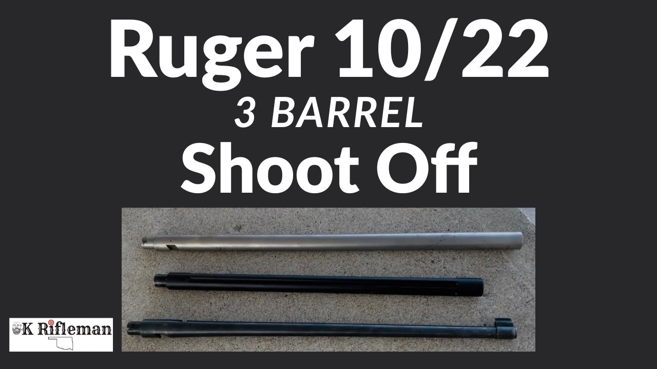 Ruger 10:22 3 Barrel Shoot Off