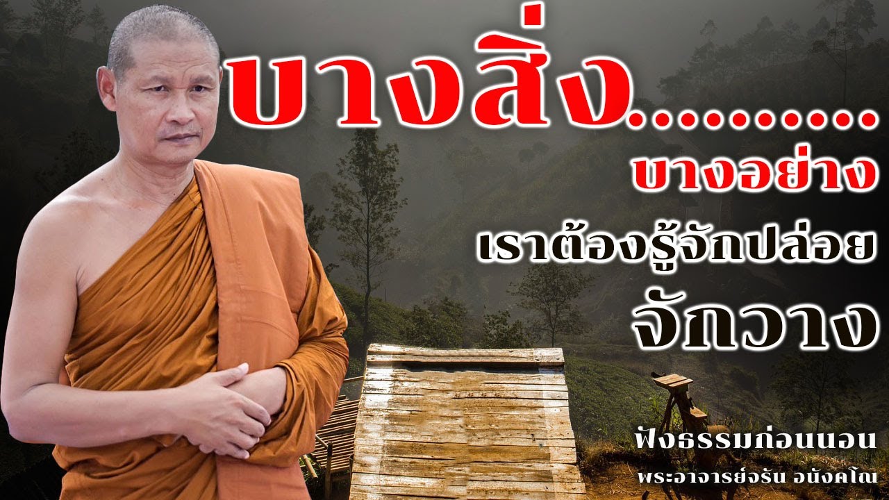 บางสิ่งบางอย่างเราต้องรู้จักปล่อยจักวาง | ฟังธรรมก่อนนอน