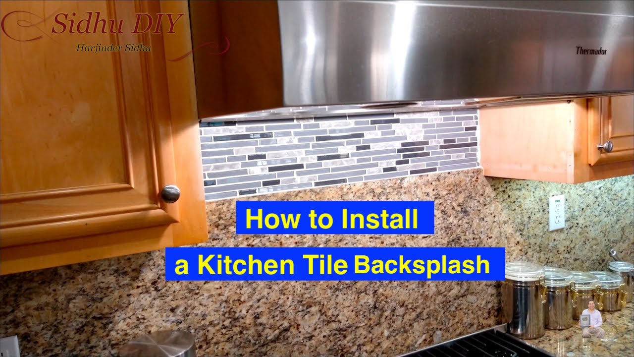 Tips and Tricks: How to Install a Kitchen Tile Backsplash | Interlocking Tiles for Kitchen - DIY