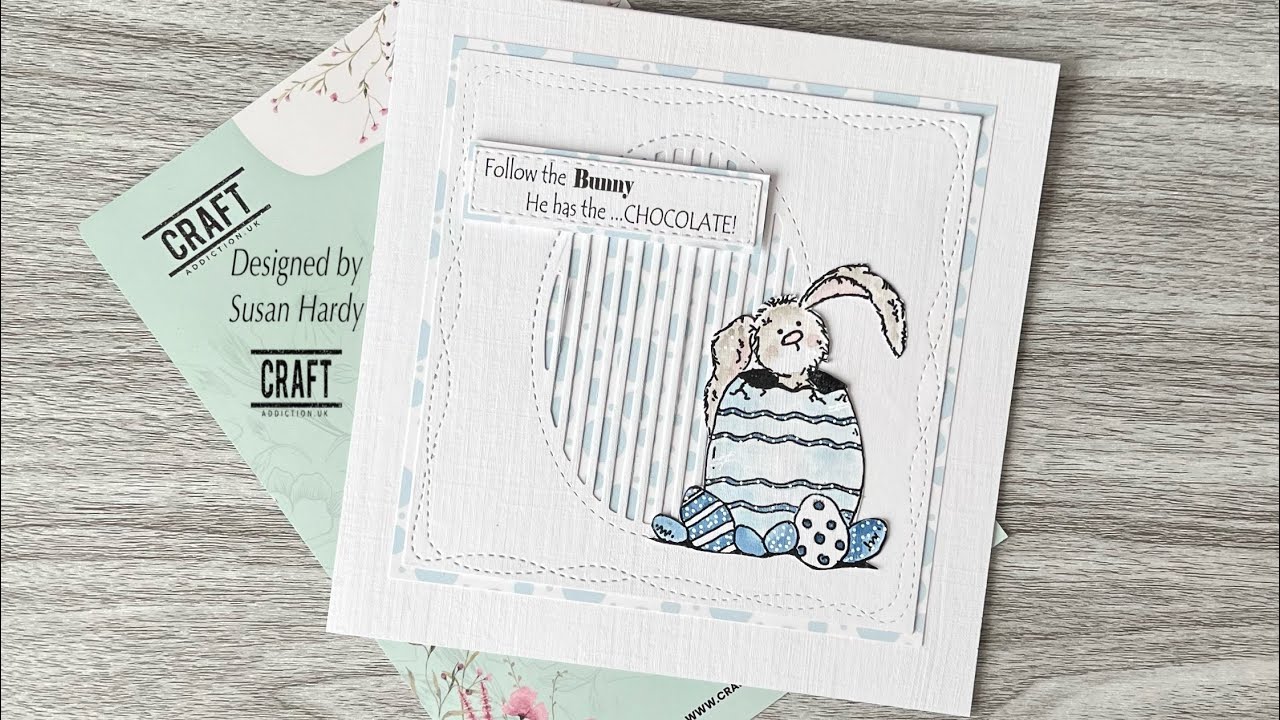 Простая… пасхальная открытка #Craftaddictionuk #код купона Susan5