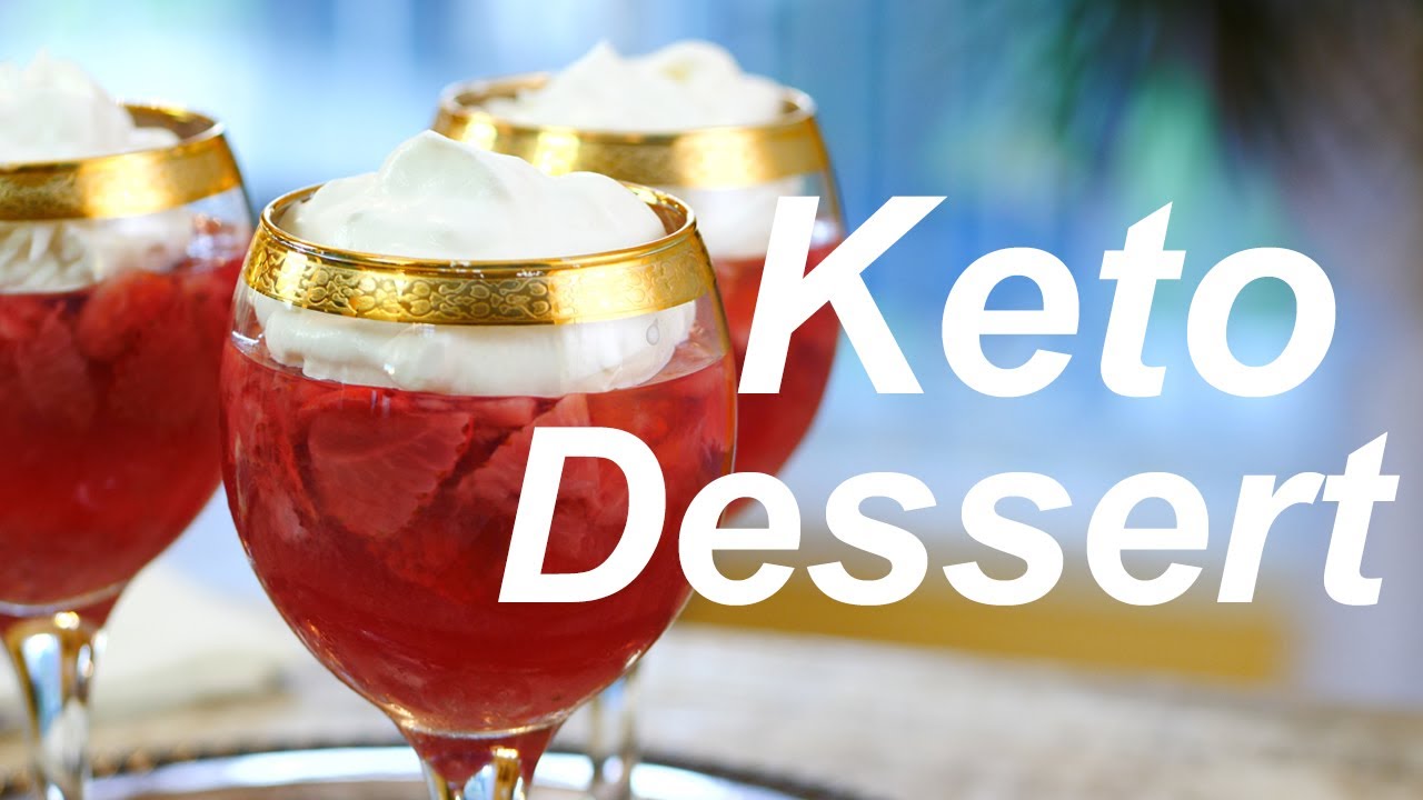 Strawberry Jello - The Best Keto Dessert