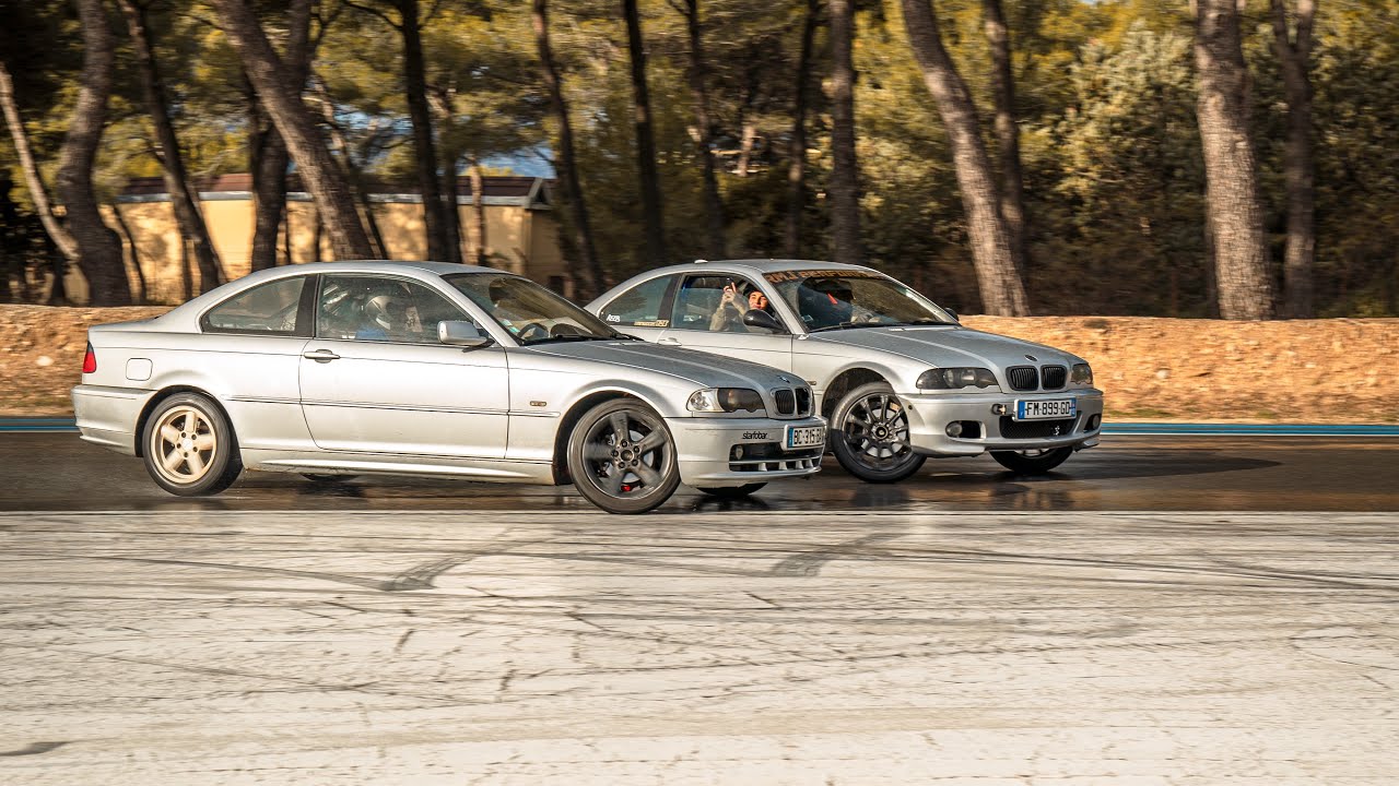 BMW 323ci e46 - Drift battle touch with 4 e46