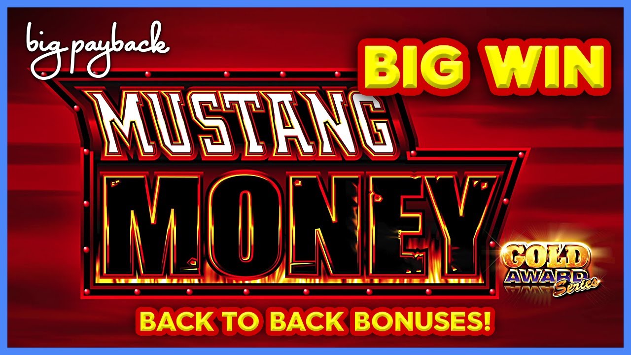 Mustang Money Gold Award Series Slot - BIG WIN SESSION!