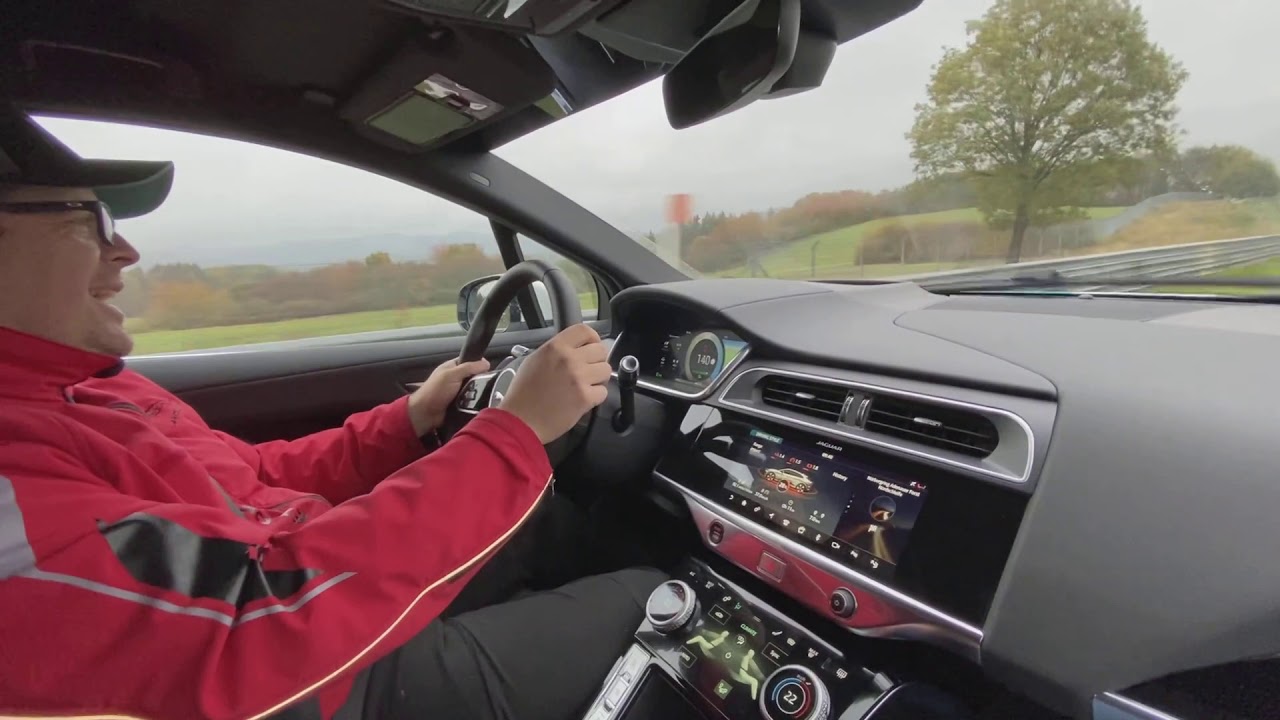 I-Pace EV Ring Taxi at Nordschleife, October  2019.