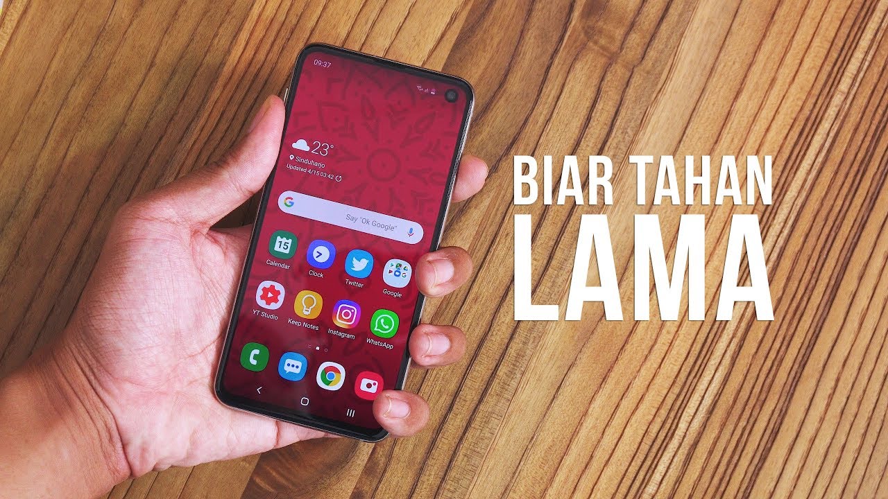 Trik Biar Baterai Galaxy S10e TAMBAH AWET..