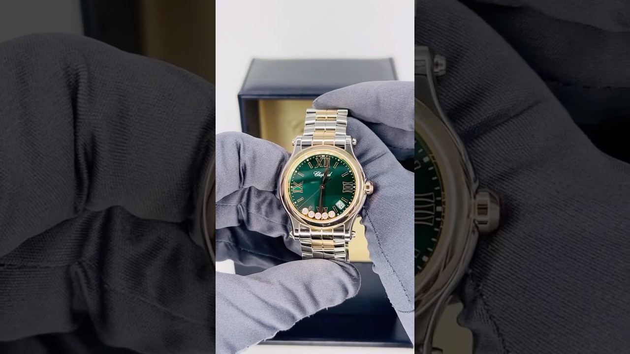 ГОДИННИК CHOPARD HAPPY SPORT ROUND QUARTZ 36mm💚