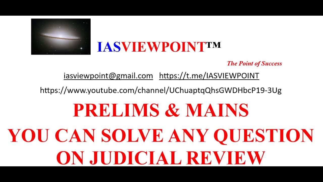JUDICIAL REVIEW