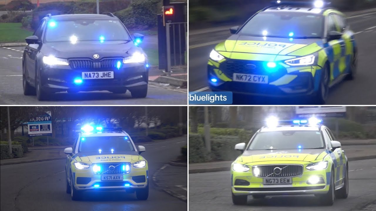 Northumbria police Follinsby tactical training centre ARV/RPU responce and light demonstrations. 