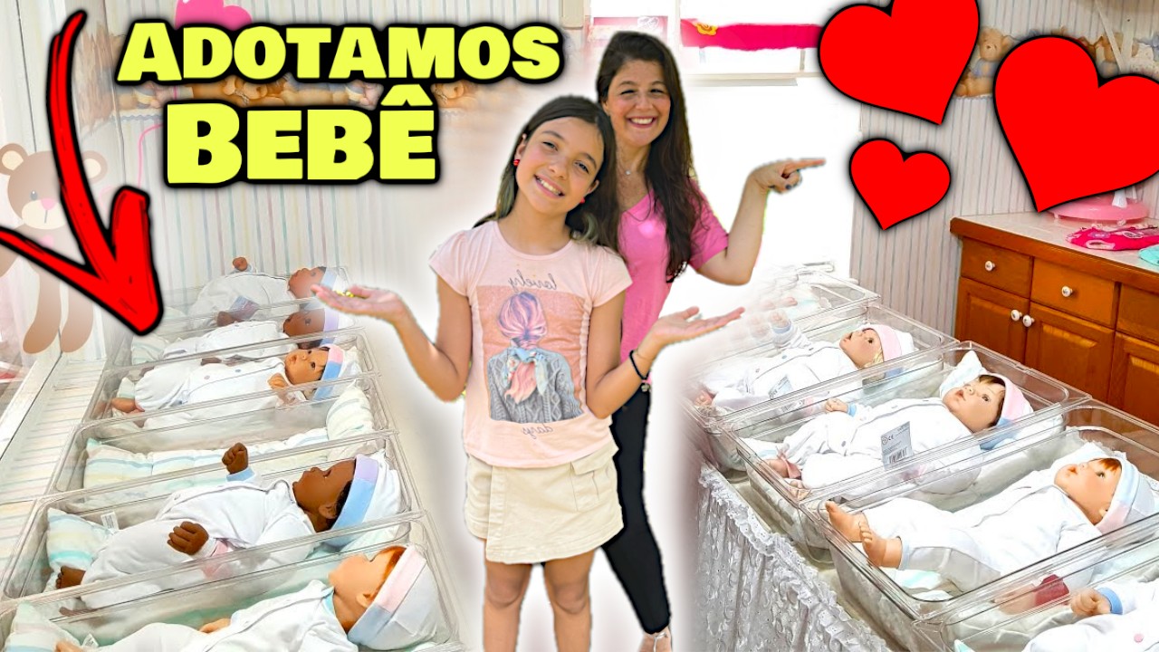 ADOTAMOS UM BEBÊ REBORN 😍 - Família Anny e Eu Family
