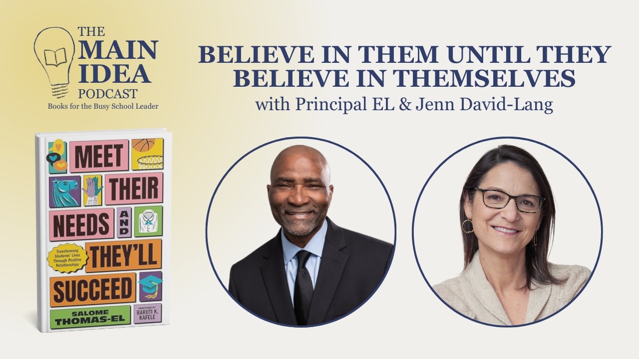 Believe in them and they’ll believe in themselves with Salome Thomas-EL