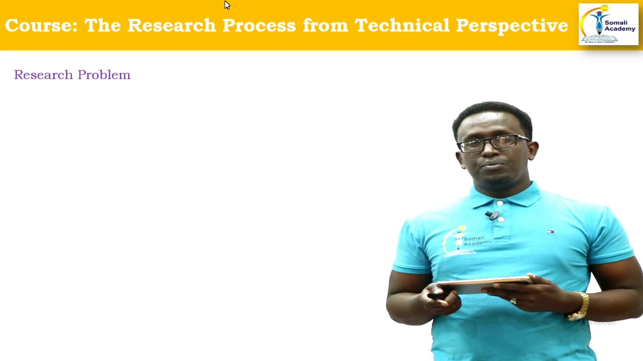 lect One Introduction to Research Process