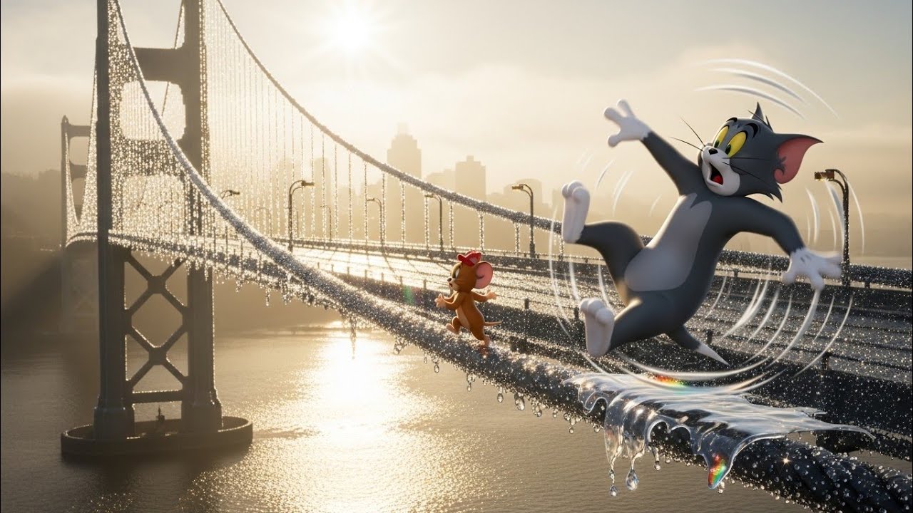 Tom and Jerry | Crystal Dew Bridge 💎🌿 | Funny Cartoon for Kids | New Adventure