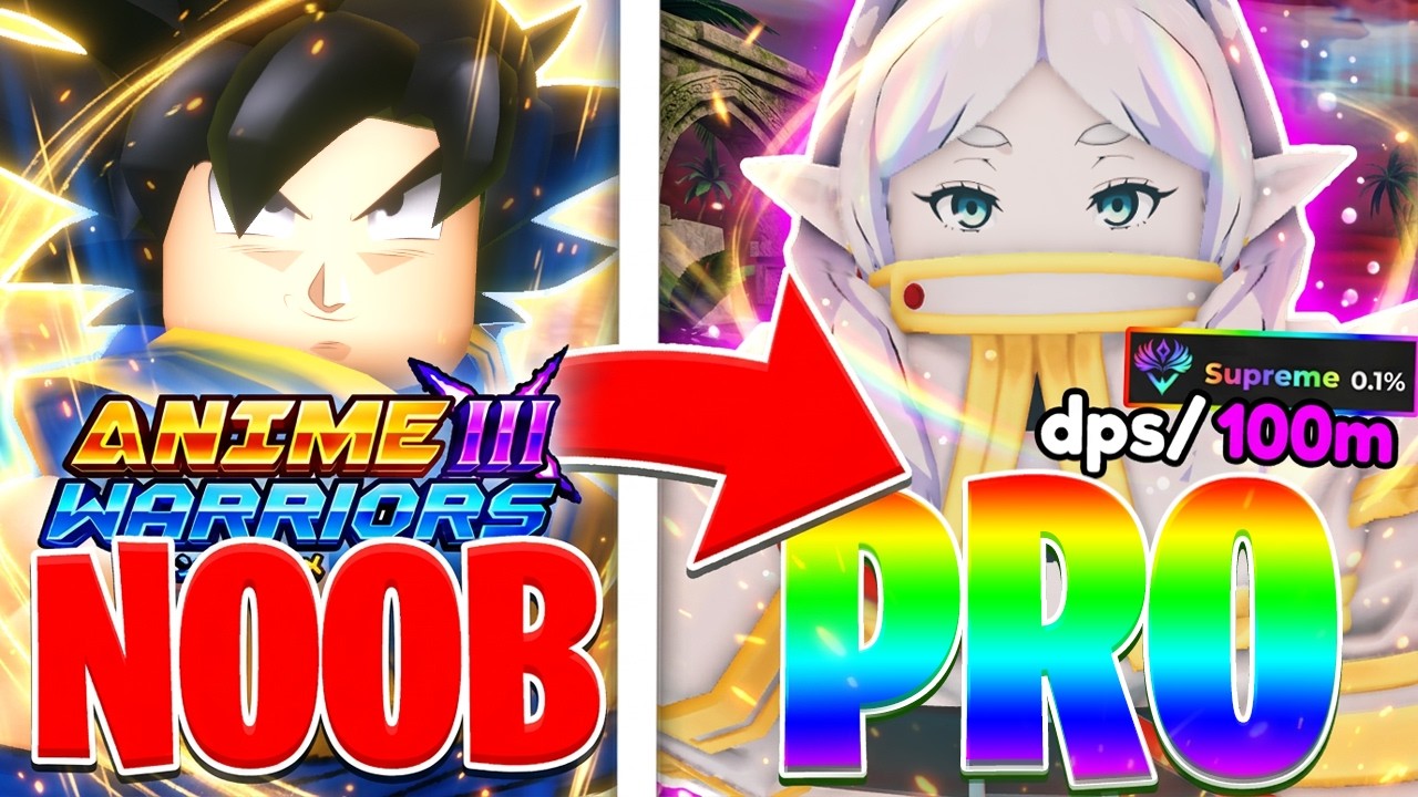 Из новичка в миллионы в Roblox Anime Warriors!