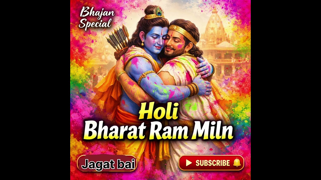 Ram bharat milap bhajan.holi ka ram Bhajan .ram ke bhajan