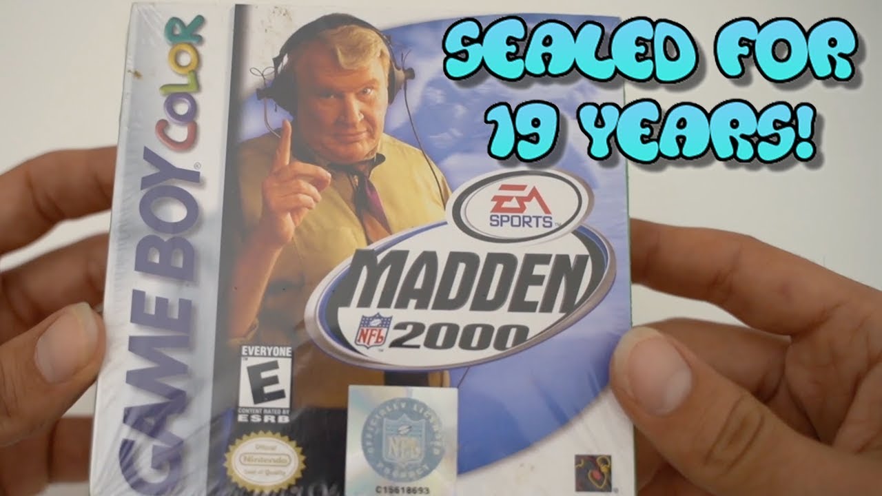 Sealed Gameboy Unboxing | Madden 2000
