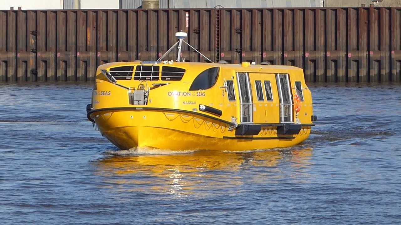 MS OVATION of the SEAS new barge by FASSMER Germany 2016