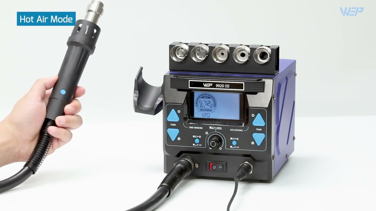 992D III 2-IN-1 Precision Rework Station