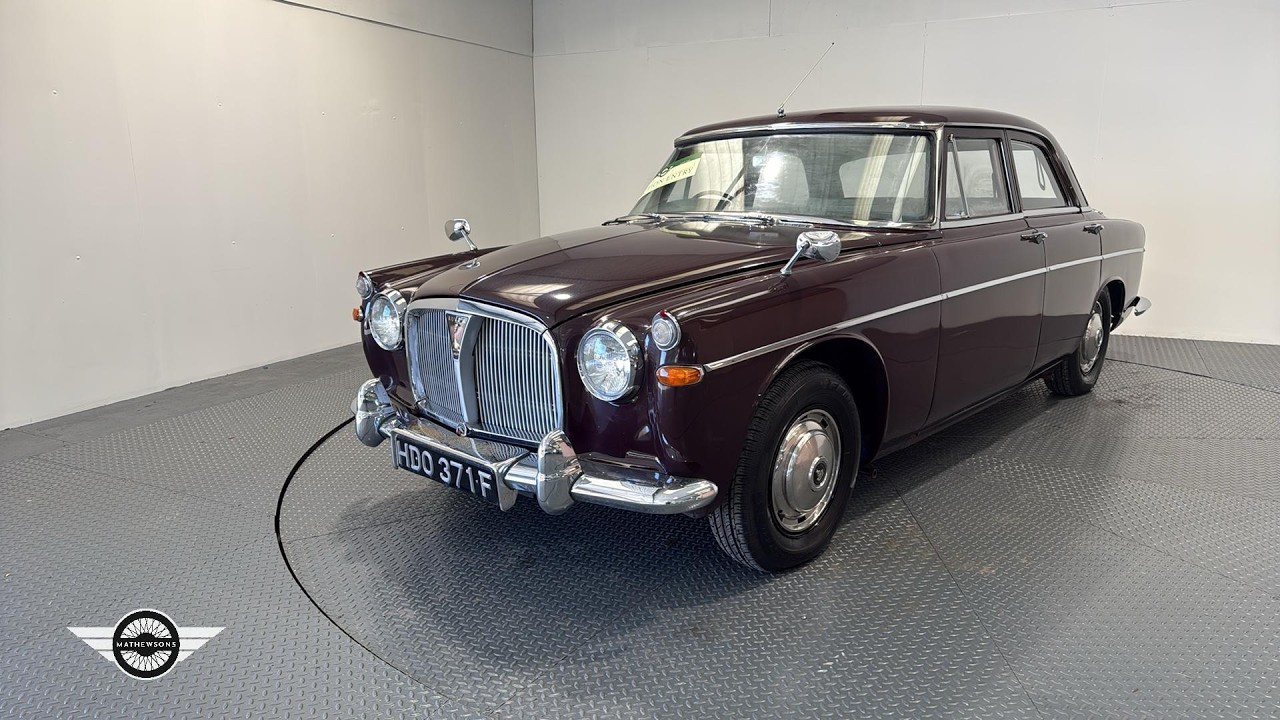 1967 ROVER 3 LITRE | Mathewsons Classic Cars | Auction: 11, 12, 13 March 2026