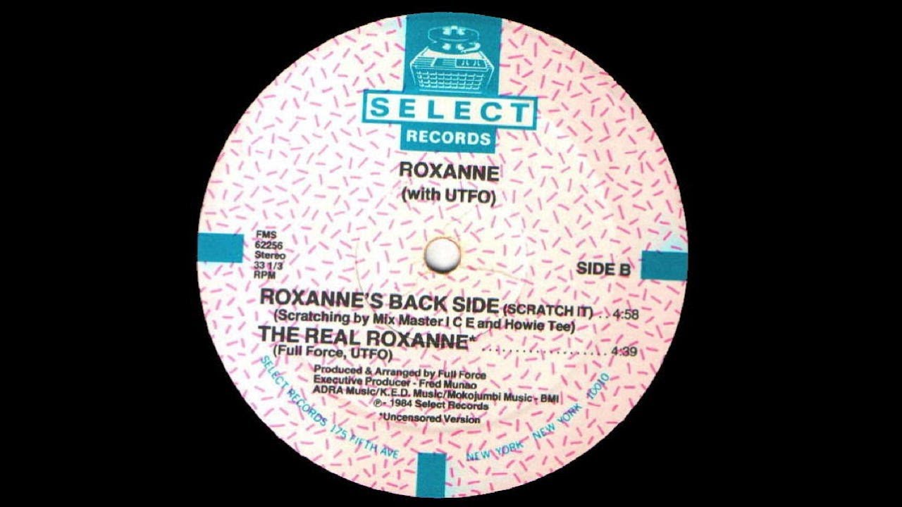 Roxanne (with UTFO) - Roxanne's Back Side (Scratch It)