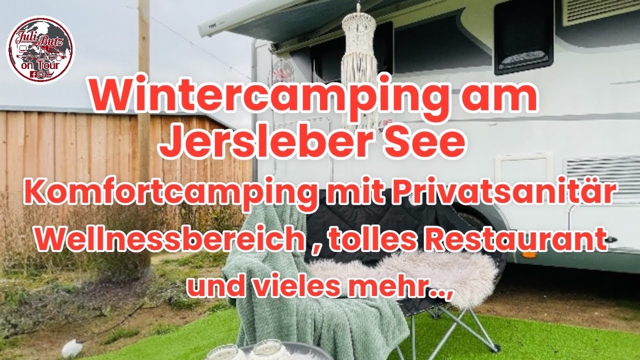 Wintercamping am Jersleber See, Privatsanitär, Wellness, Mobilhome‘s, tolle Gastronomie #camping 
