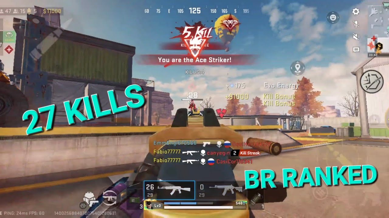 27 Kills Squad Gameplay - Blood Strike Mobile - Battle Royale Ranked