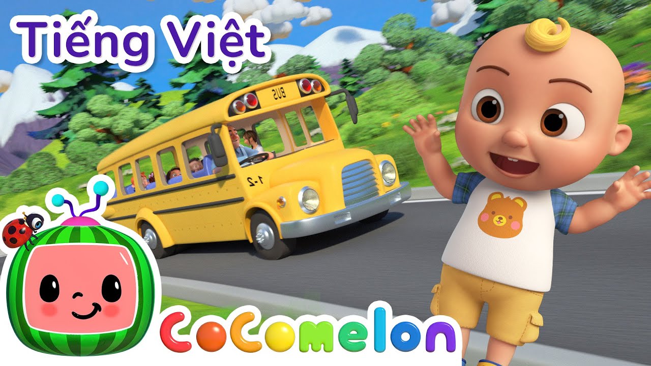 Những Bánh Xe Buýt | Bài hát dành cho trẻ em | CoComelon Lồng tiếng việt - Karaoke dành cho trẻ em