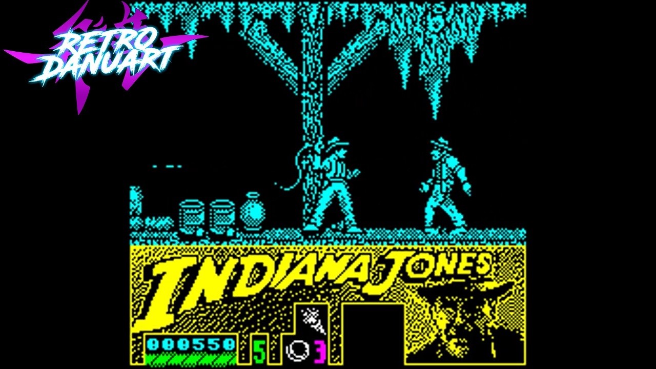 INDIANA JONES AND THE LAST CRUSADE - The Action Game (US Gold - Spectrum - 1989)