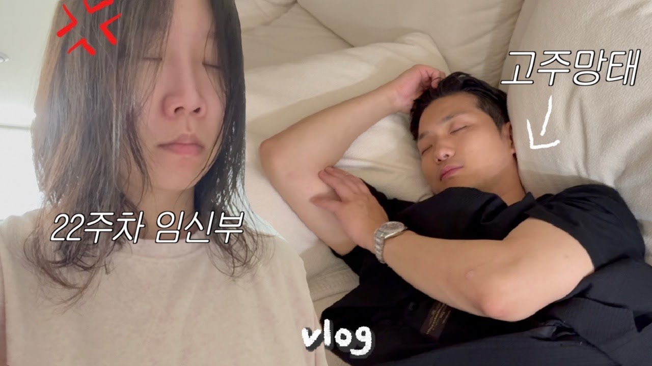 임신중기👶🏻22주 | 고주망태가 된 남편..🔥 / 정밀초음파, 집에서 해 먹은 참외샐러드, 아사이베리볼, 에그마요샌드위치, 수담과일세척기