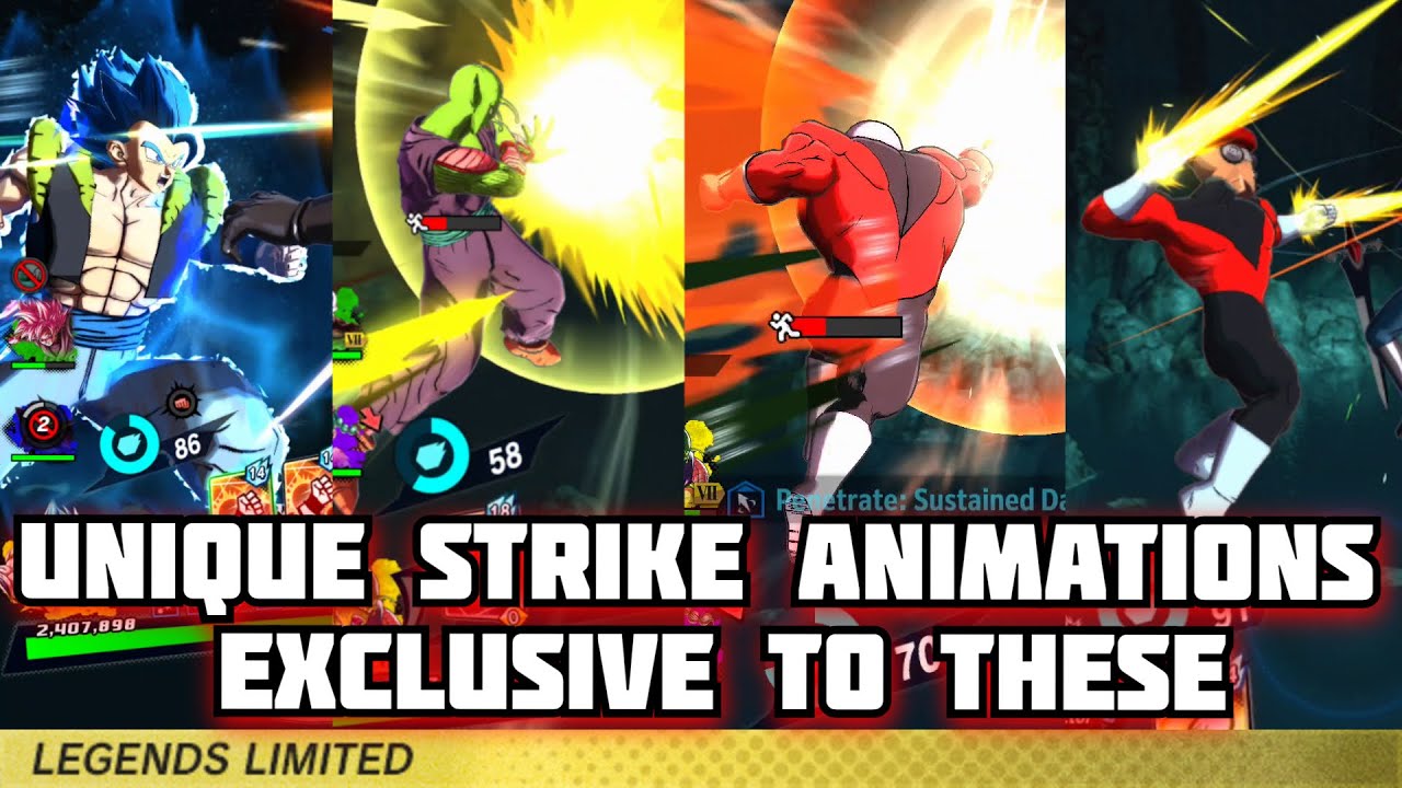 Exclusive Strike Animations You’ll Never See on Other Characters In Dragon Ball Legends