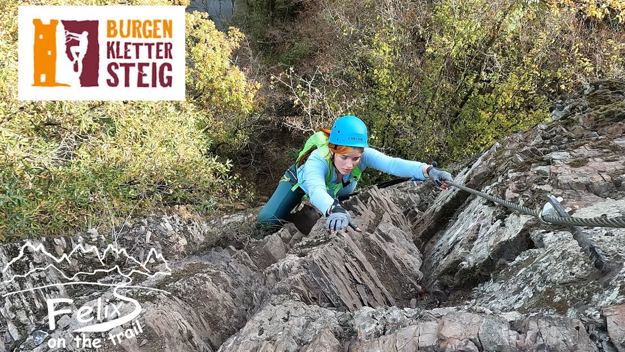 Manderscheider BurgenKletterSteig Teil 1 + 2  C/D - bester nicht alpiner Klettersteig Deutschlands
