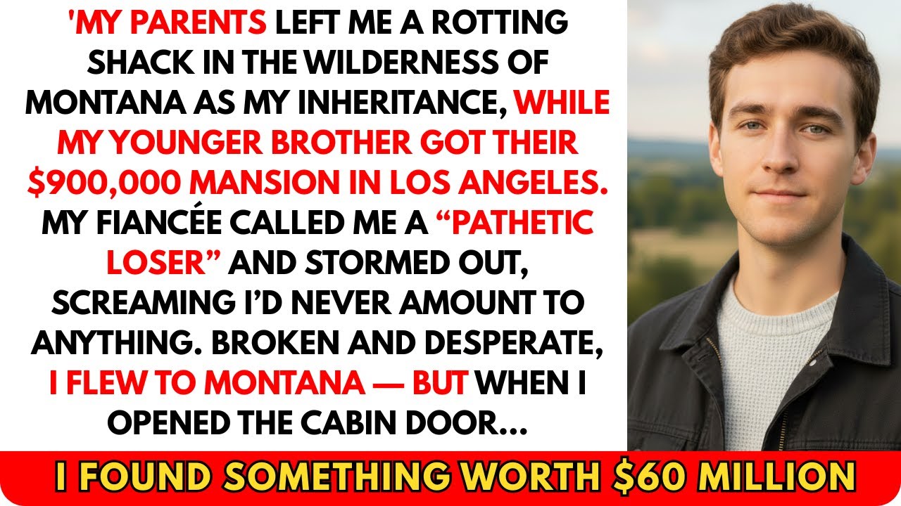 My Parents Left Me a Broken Cabin While My Brother Got a $900K Mansion — Then I Found $60M