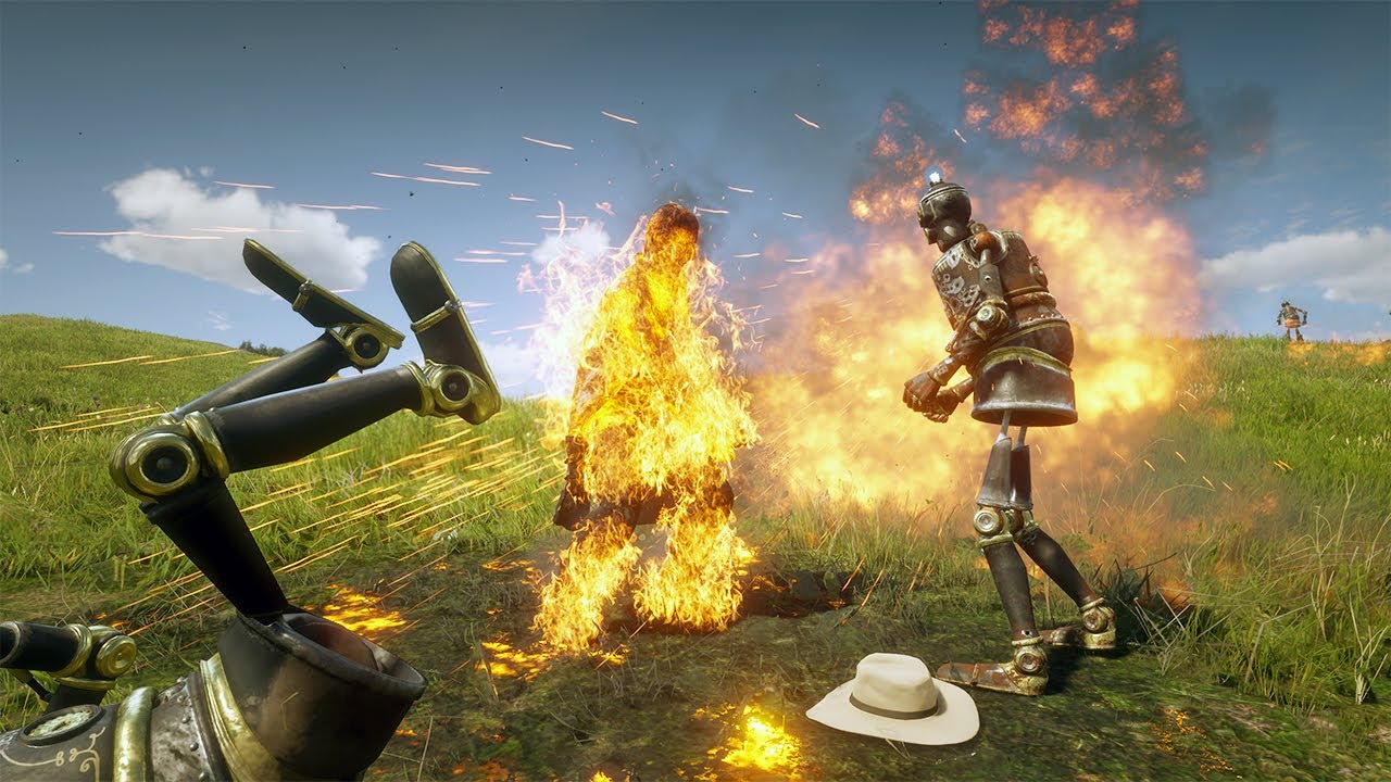 Red Dead Redemption 2 - Brutal Robots VS Humans Gameplay Vol.5 (Euphoria Ragdolls)
