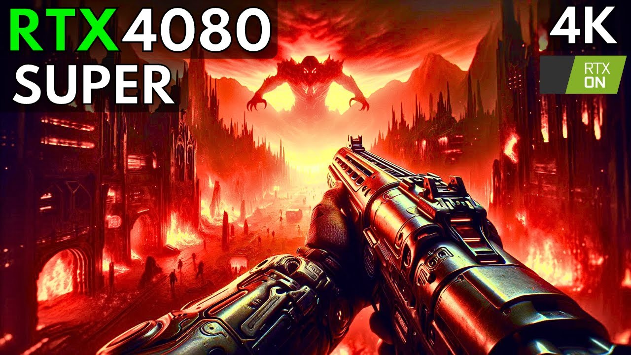 DOOM Eternal Nvidia RTX 4080 SUPER 4K GPU Benchmark Test