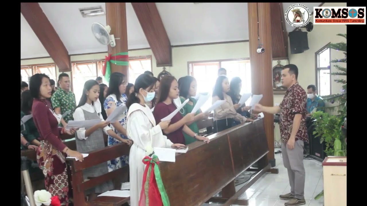 Gloria Misa Santa Maria oleh OMK Paroki Ratu Rosari Suci Tuminting