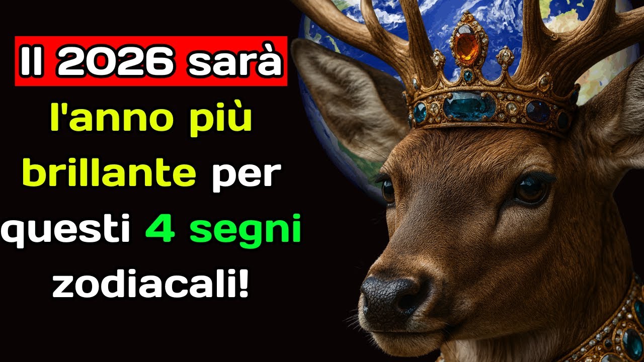 Il 2026 sar&agrave; l'anno pi&ugrave; brillante per questi 4 segni zodiacali!