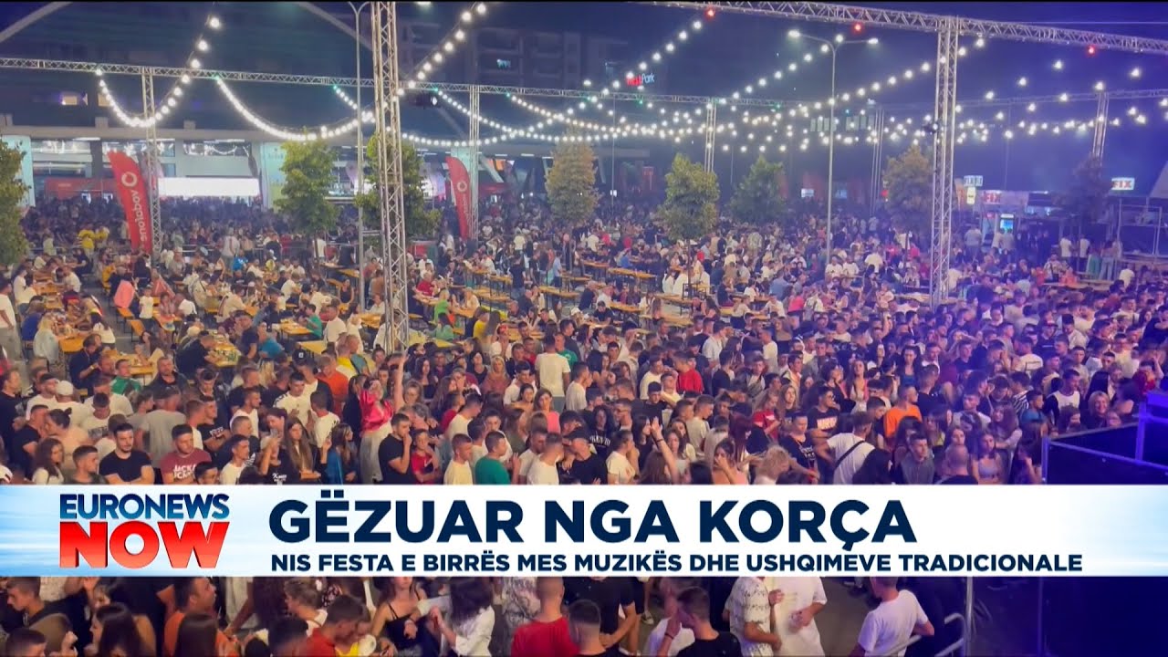 Nis festa e birrës në Korçë, muzikë dhe ushqime tradicionale