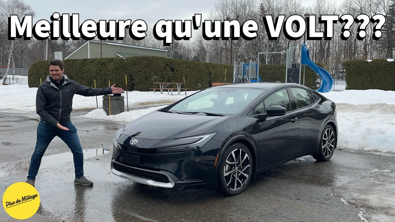 MEILLEURE que la VOLT? - La Prius Prime 2024 en essai routier!