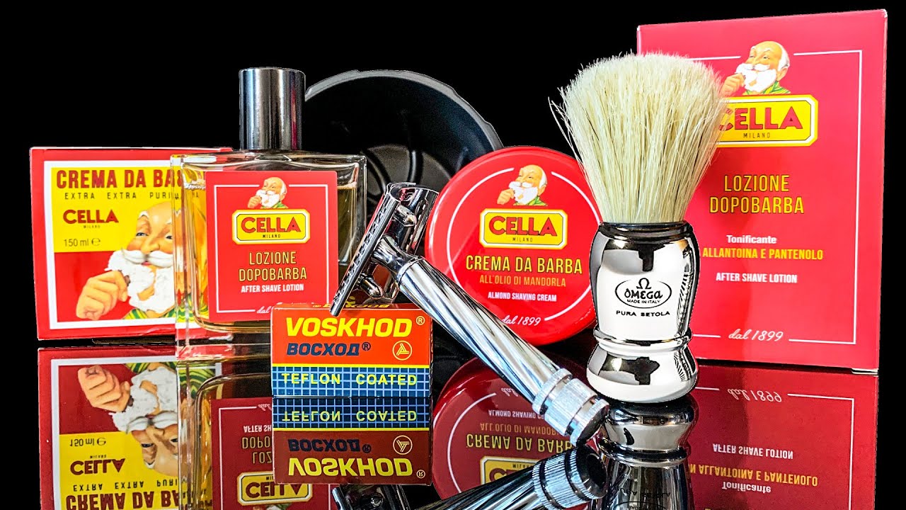 💈 Первое бритье 🔥Fatip Slant (КОСОРЕЗ) Помазок Omega Cella Мыло & AfterShave Лезвие Voskhod Timeless
