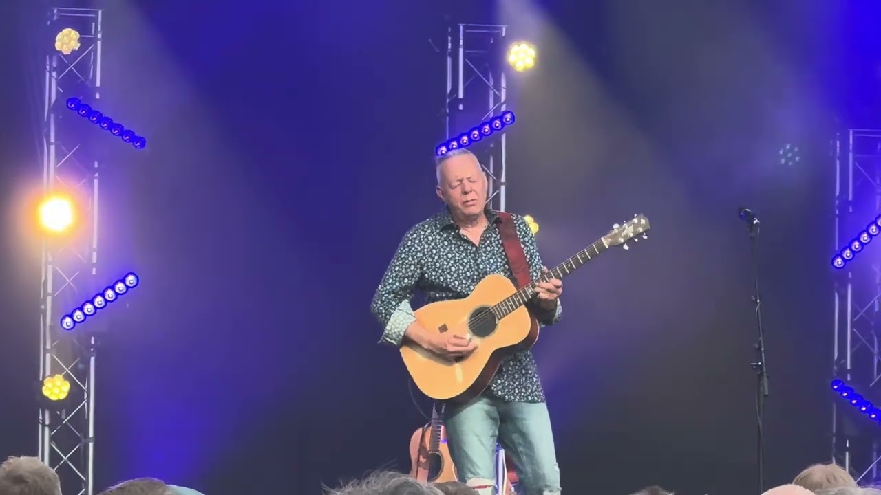 An iPhone clip from the Tommy Emmanuel set at the 2024 Cambridge Folk Festival