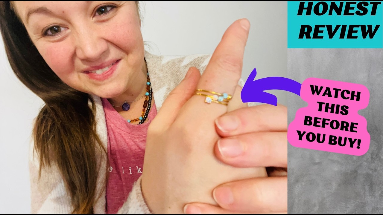 My Honest Review of 14K Gold Plated Opal Stone Fidget Ring