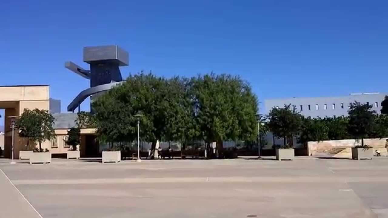 Sun-drenched Plaza of Our Lady of Angels Cathedral