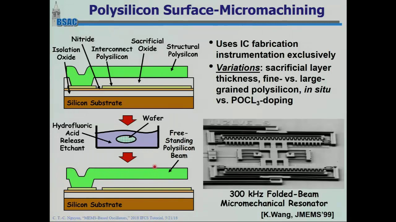 MEMS-Based Oscillators | Clark T.-C. Nguyen | IFCS 2018 | Tutorial