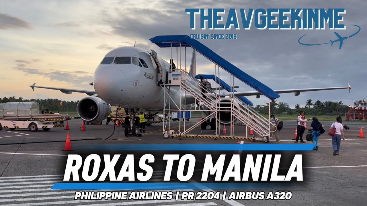 PHILIPPINE AIRLINES | PR 2204 | Roxas to Manila | Economy Class