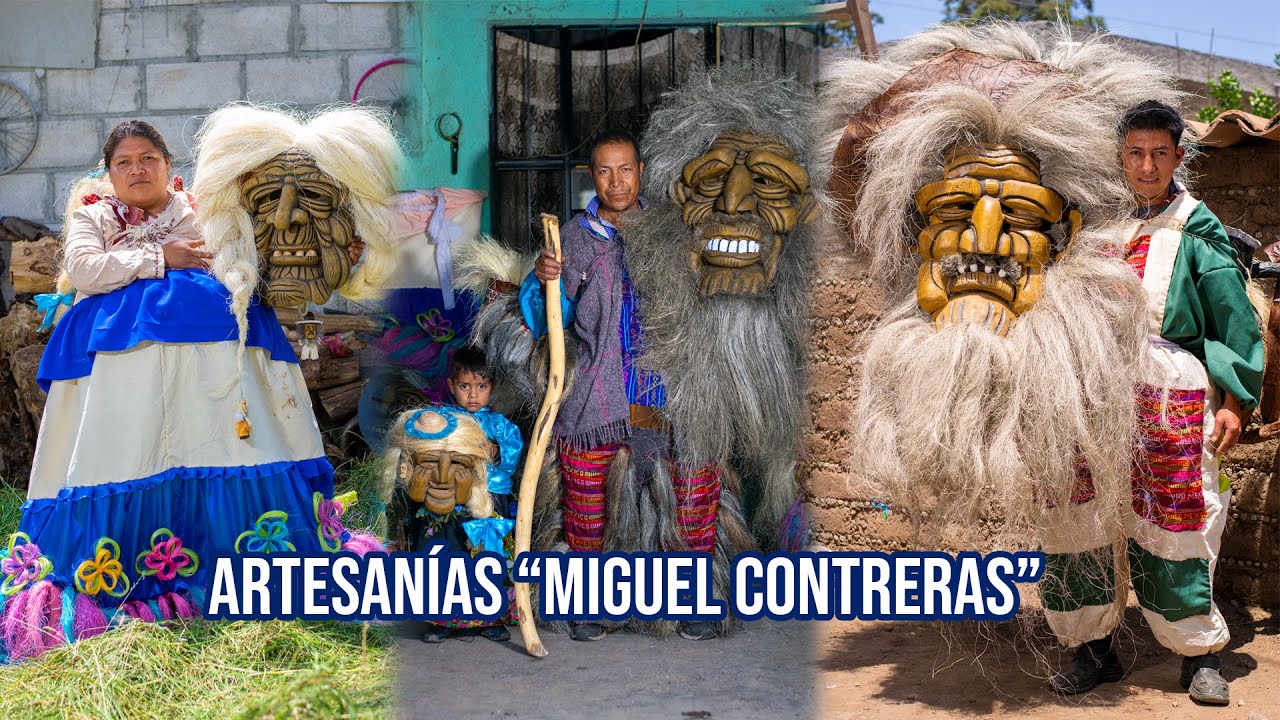 Máscaras y Artesanías de Viejos de Corpus | Familia Miguel Contreras | Temascalcingo