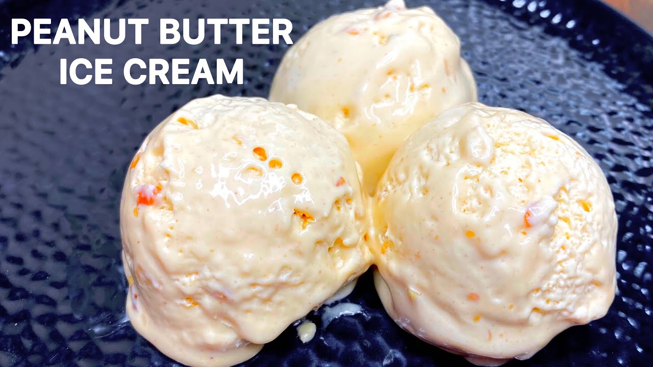 Homemade Peanut Butter Ice Cream Recipe | Easy Ice Cream Recipe