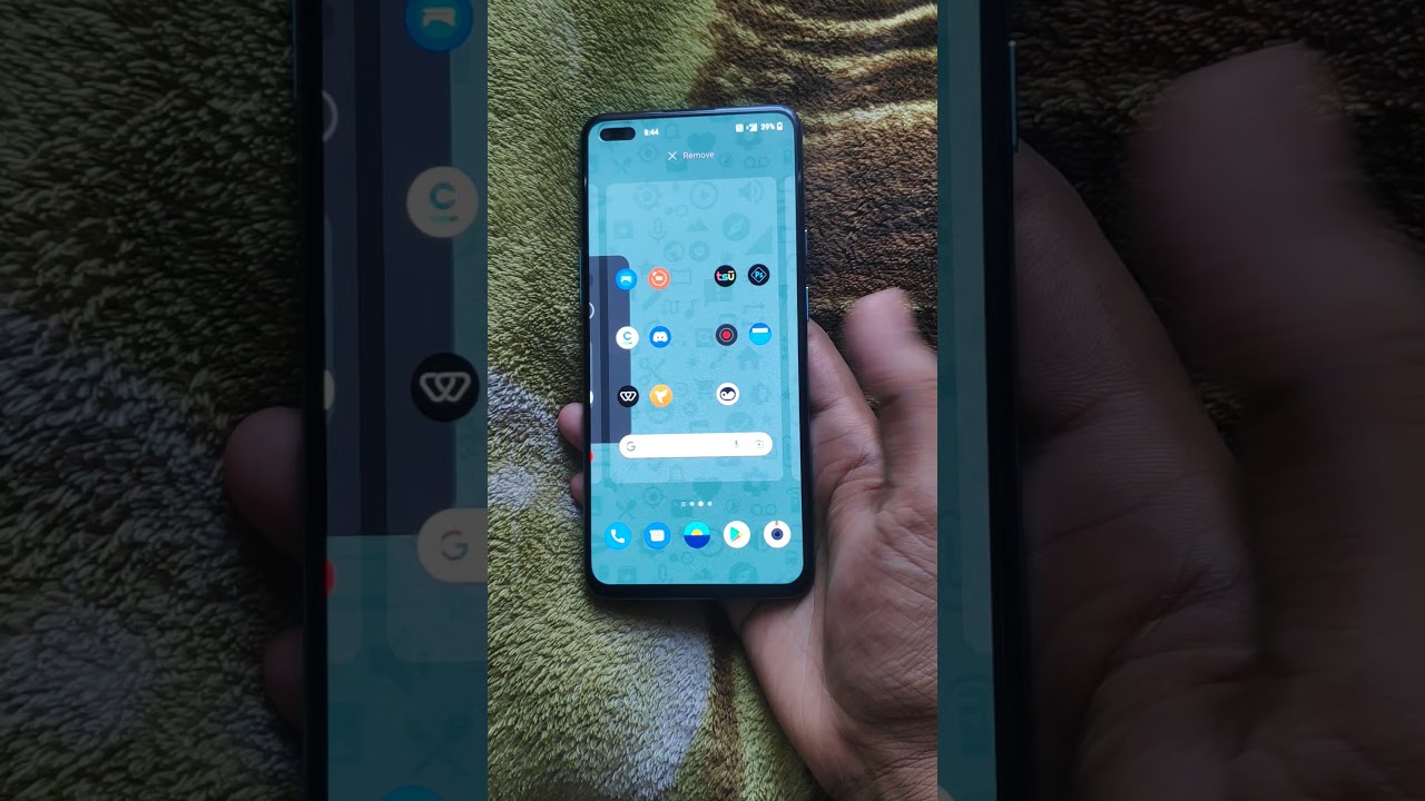 A trick for oneplus Nord to remove apps in home screen!!!!!!!! #oneplus #nord #oneplusnord #oxygenos