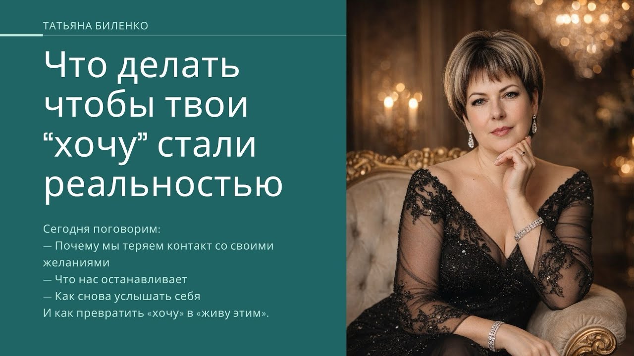 ПРЯМОЙ ЭФИР: «Что делать, чтобы твои ‘хочу’ стали реальностью»