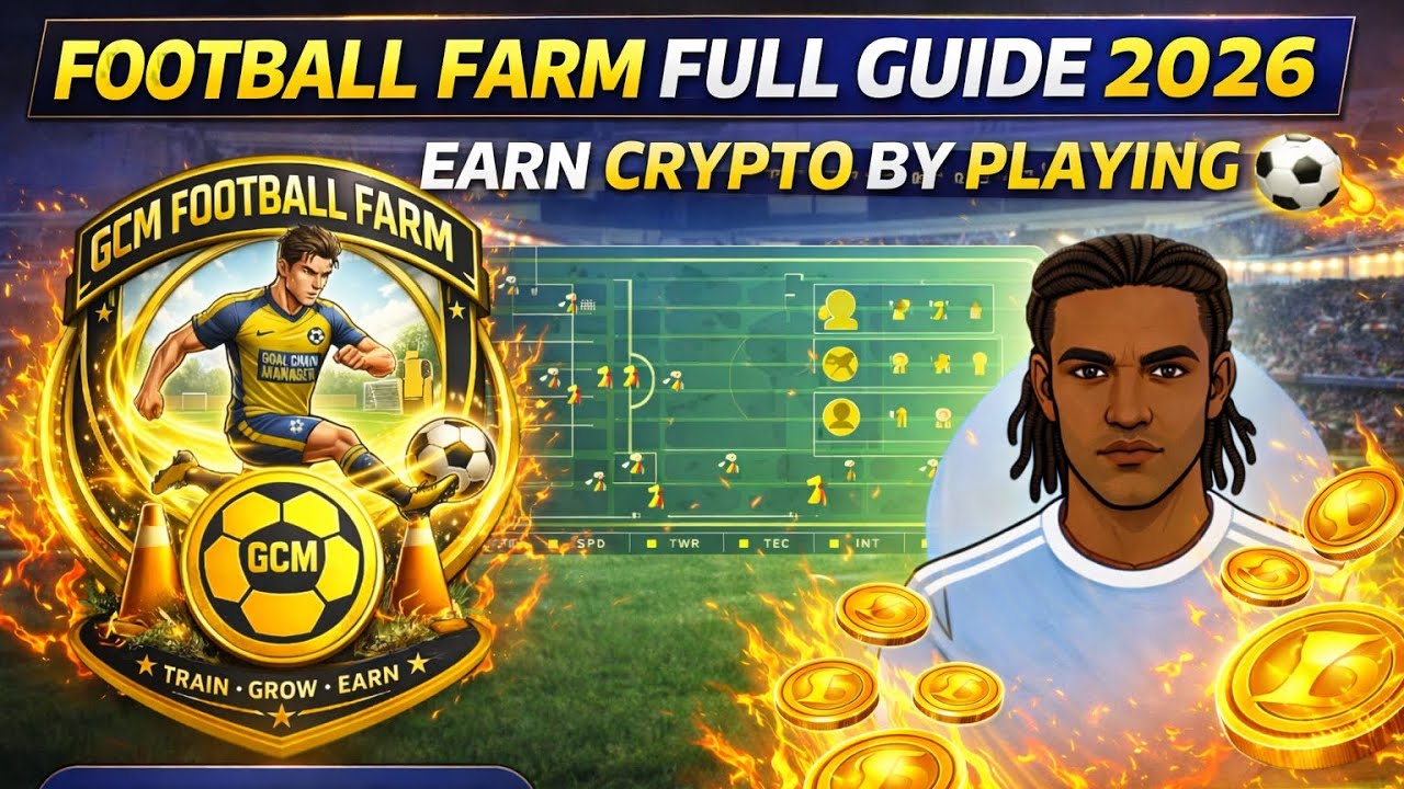 Football Farm (GCM) Full Guide 2026 | Earn Crypto by Playing ⚽🔥 | Goal Chain Manager Explained